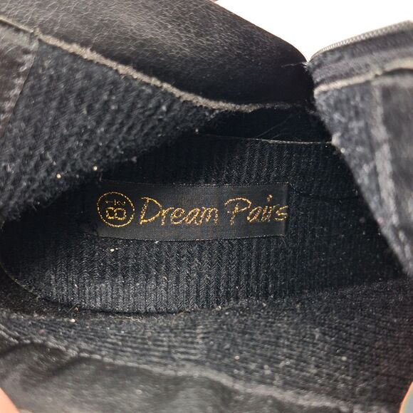 Dream Pairs Black Kendal Ankle Boots Size 8.5 – 3” Block Heel Zip Closure - Picture 8 of 10